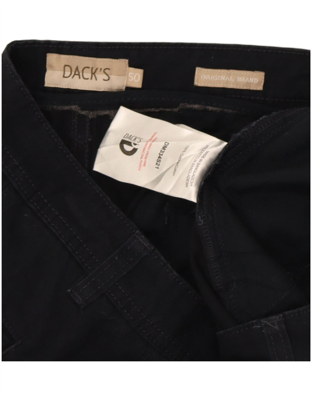 Ανδρικό σορτς βερμούδα Dack's IT 50 Large W34 Navy Blue Cotton