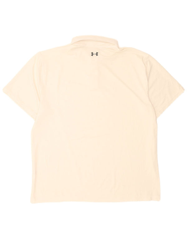 Under Armour Ανδρικό Πόλο Μπλουζάκι 2XL Λευκό