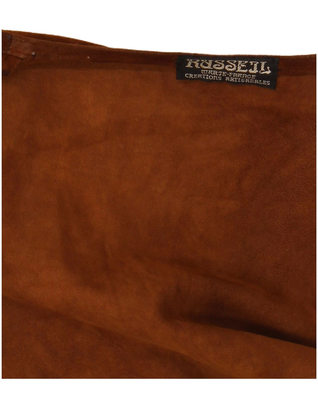 VINTAGE Γυναικείο Suede Jacket UK 14 Large Brown