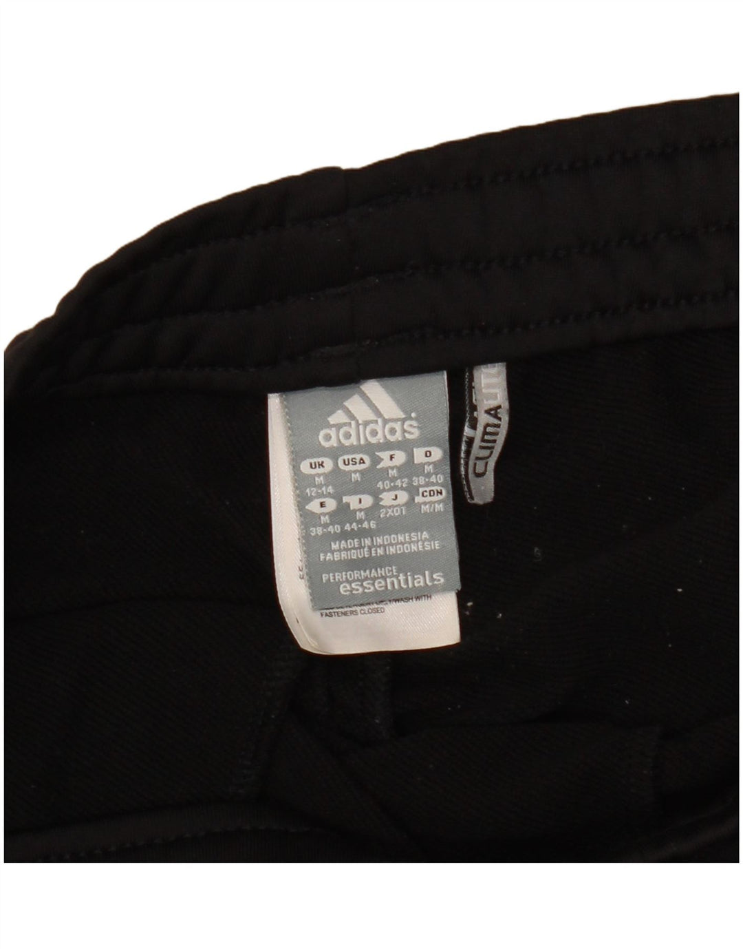 Adidas Γυναικεία φόρμα παντελόνι UK 12/14 Μεσαίο μαύρο πολυεστέρα