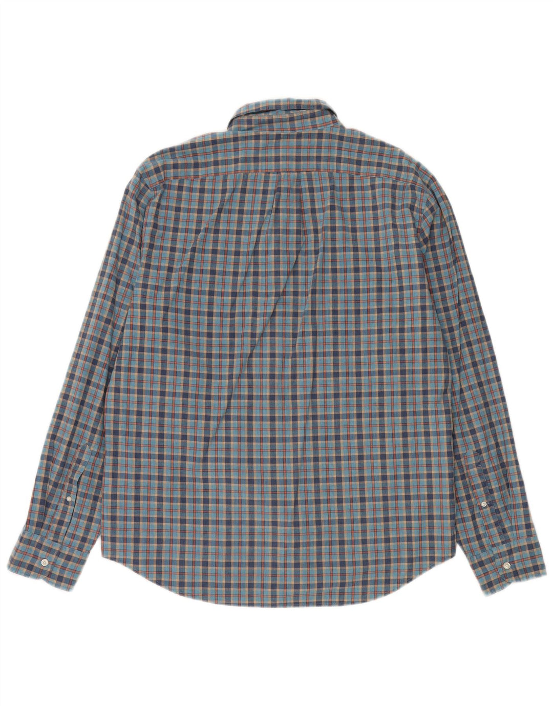 J. Crew Ανδρικό πουκάμισο Classic Fit Large Blue Check Cotton