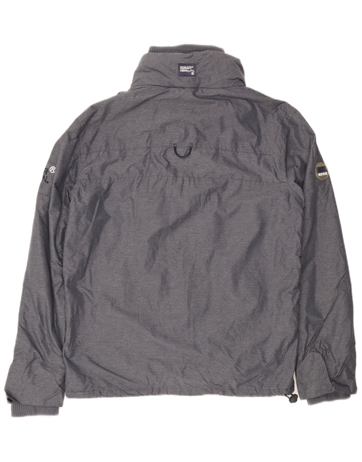 Superdry Ανδρικό Μπουφάν Windbreaker Graphic UK 42 XL Grey Polyester