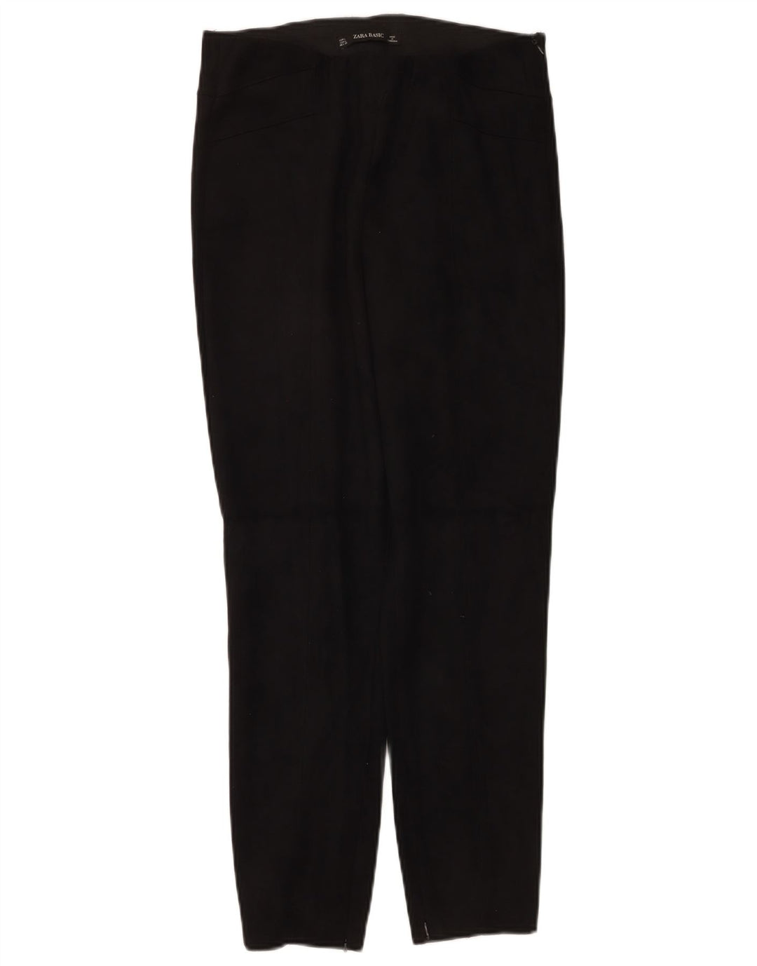 Zara Γυναικείο Slim Casual Παντελόνι Μεγάλο W30 L27 Μαύρο Πολυεστέρα