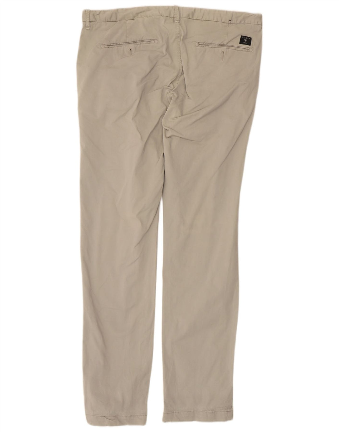 Ανδρικό παντελόνι Chino GUESS Slim W36 L33 Μπεζ βαμβακερό