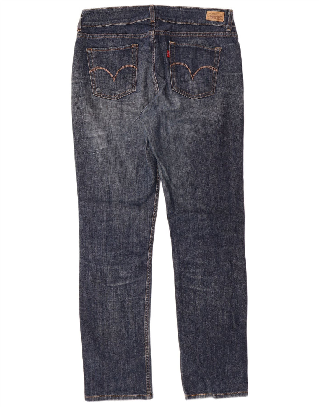 Γυναικείο ίσιο τζιν LEVI'S US 12 Large W34 L32 Μπλε βαμβακερό