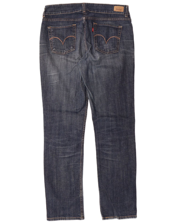 Γυναικείο ίσιο τζιν LEVI'S US 12 Large W34 L32 Μπλε βαμβακερό