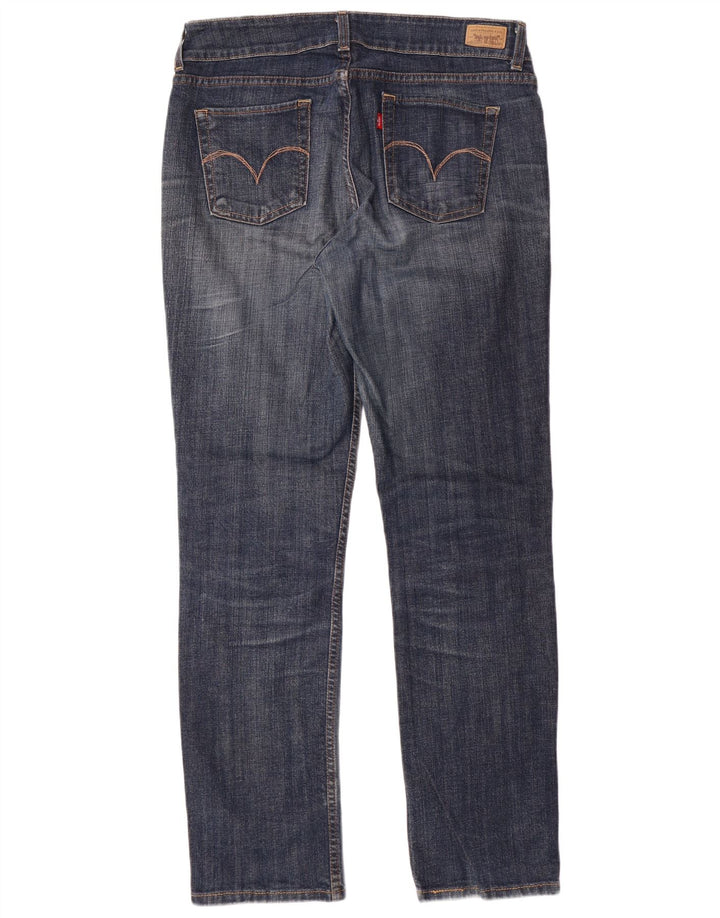 Γυναικείο ίσιο τζιν LEVI'S US 12 Large W34 L32 Μπλε βαμβακερό