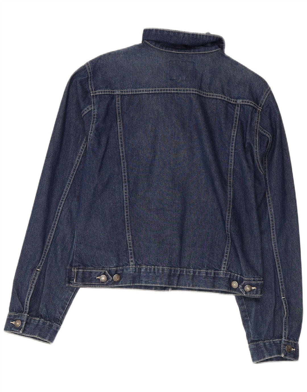 Fishbone Γυναικείο Τζιν Μπουφάν UK 14 Large Navy Blue από βαμβάκι