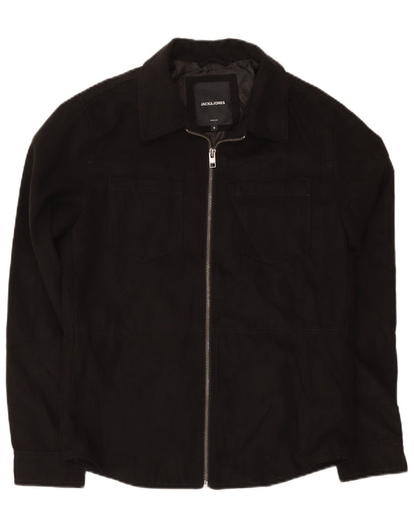 Jack & Jones Mens Utility Jacket UK 36 Small Black