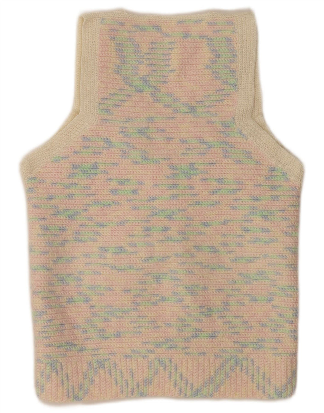 Vintage Γυναικεία Ζακέτα UK 14 Medium πολύχρωμα Flecked