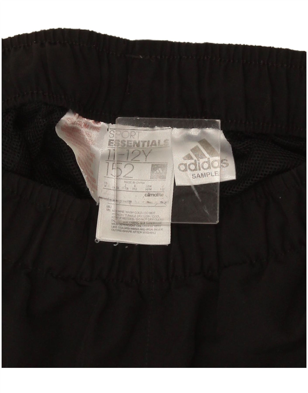 Adidas Boys Sport σορτς 11-12 ετών μαύρο πολυεστέρα