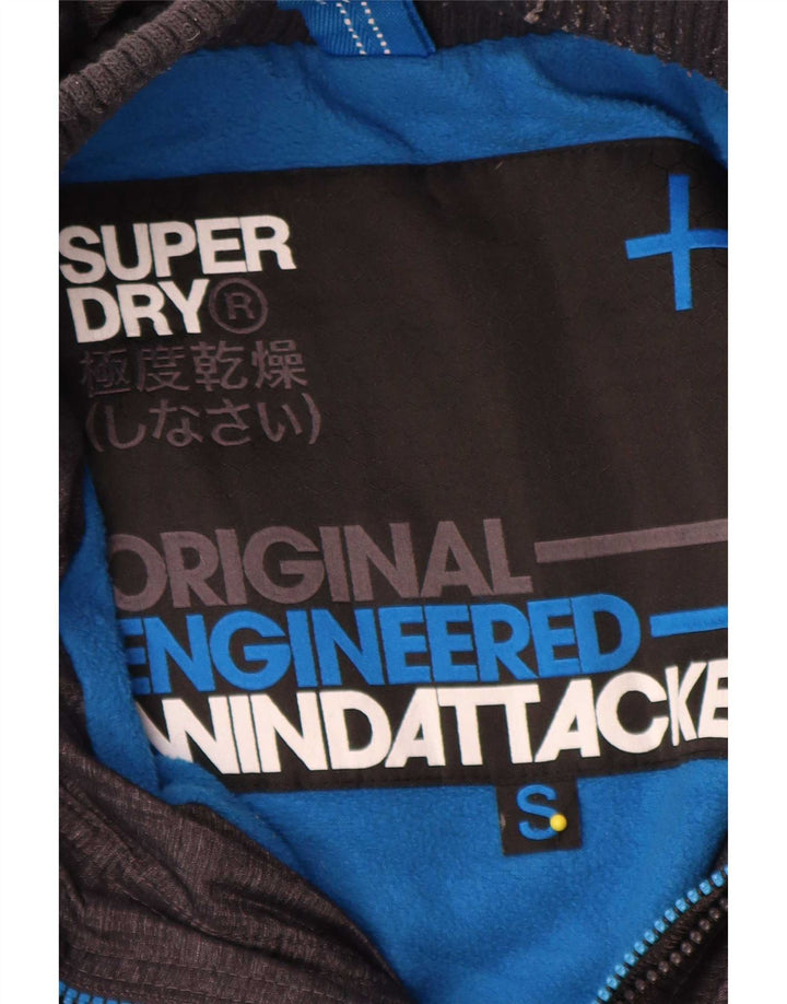 Superdry Ανδρικό Windattacker Windbreaker Jacket UK 36 Small Grey Nylon