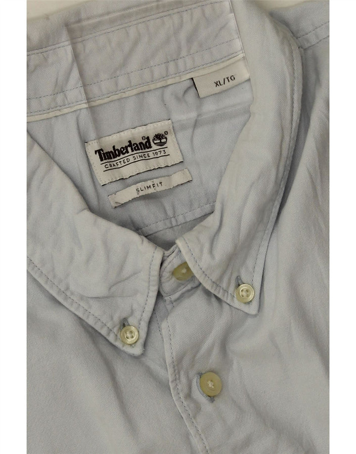 Ανδρικό πουκάμισο Timberland Slim Fit XL Μπλε βαμβακερό