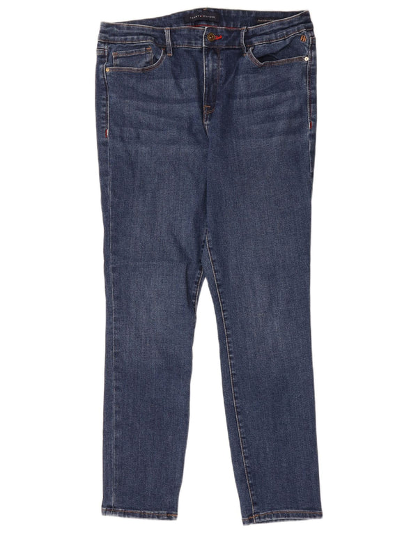 Tommy Hilfiger Γυναικεία Raleigh Ψηλόχρωμα Slim Jeans US 10 Large W34 L28 Blue