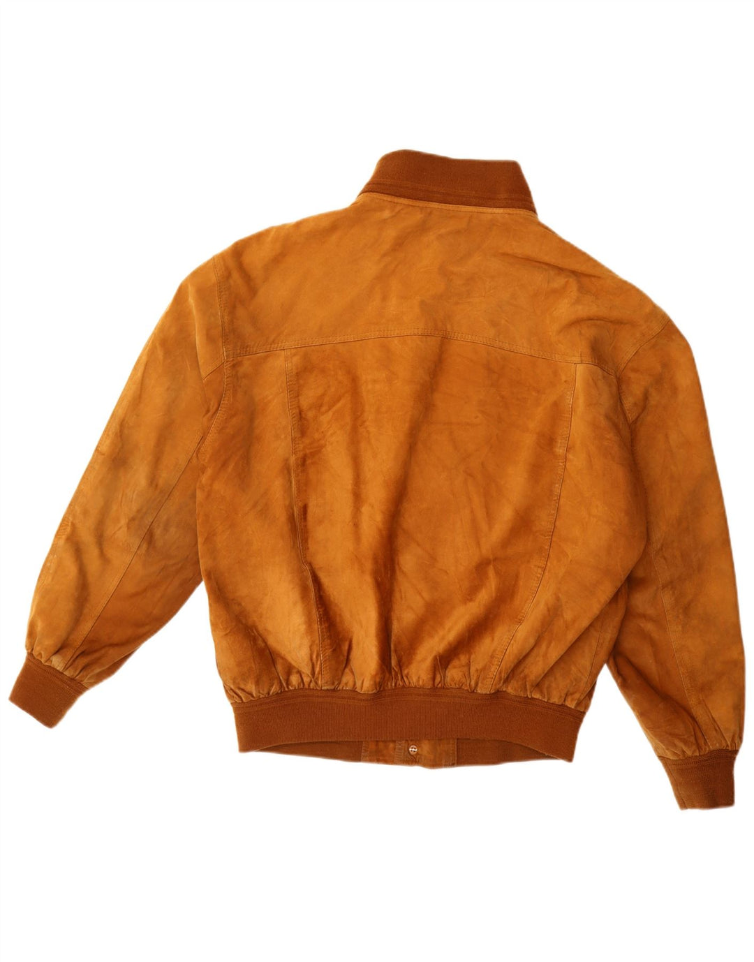 Vintage Ανδρικό Suede Bomber Jacket EU 52 XL Beige Leather