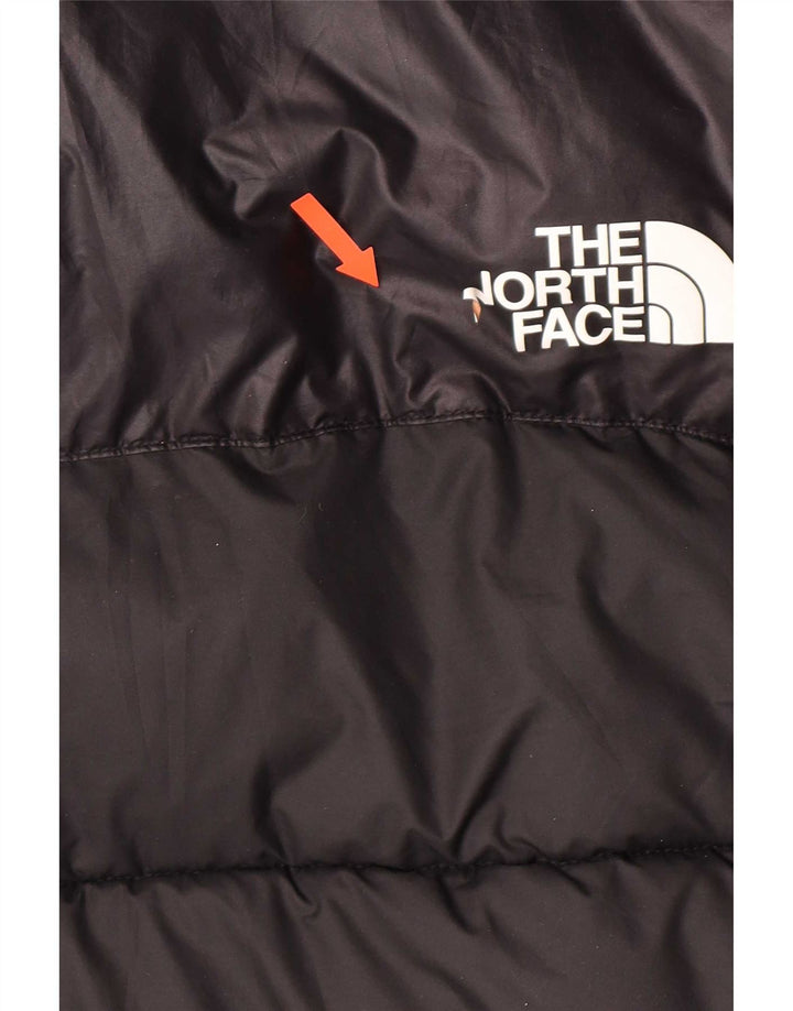 Το North Face γυναικείο μπουφάν με κουκούλα UK 18 XL μαύρο πολυεστέρα