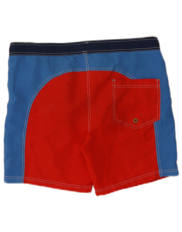 Benetton Boys Graphic Cami Top 10-11 Years XL Red Colorblock Polyester