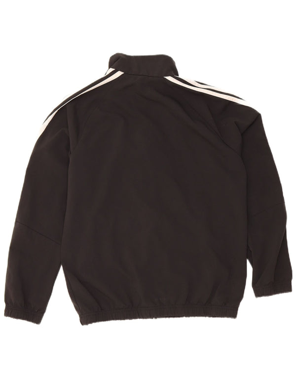 ADIDAS Boys αθλητική φόρμα Top Jacket 11-12 Years Black Polyester
