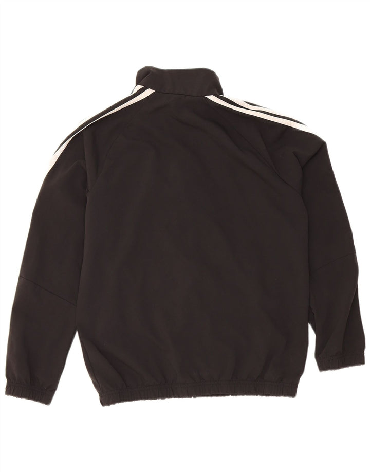 ADIDAS Boys αθλητική φόρμα Top Jacket 11-12 Years Black Polyester