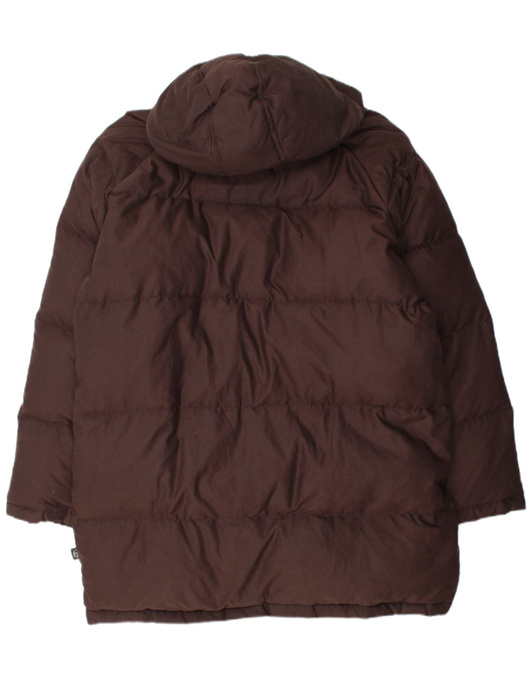 Sergio Tacchini Ανδρικό παλτό με κουκούλα UK 42 XL καφέ πολυεστέρας