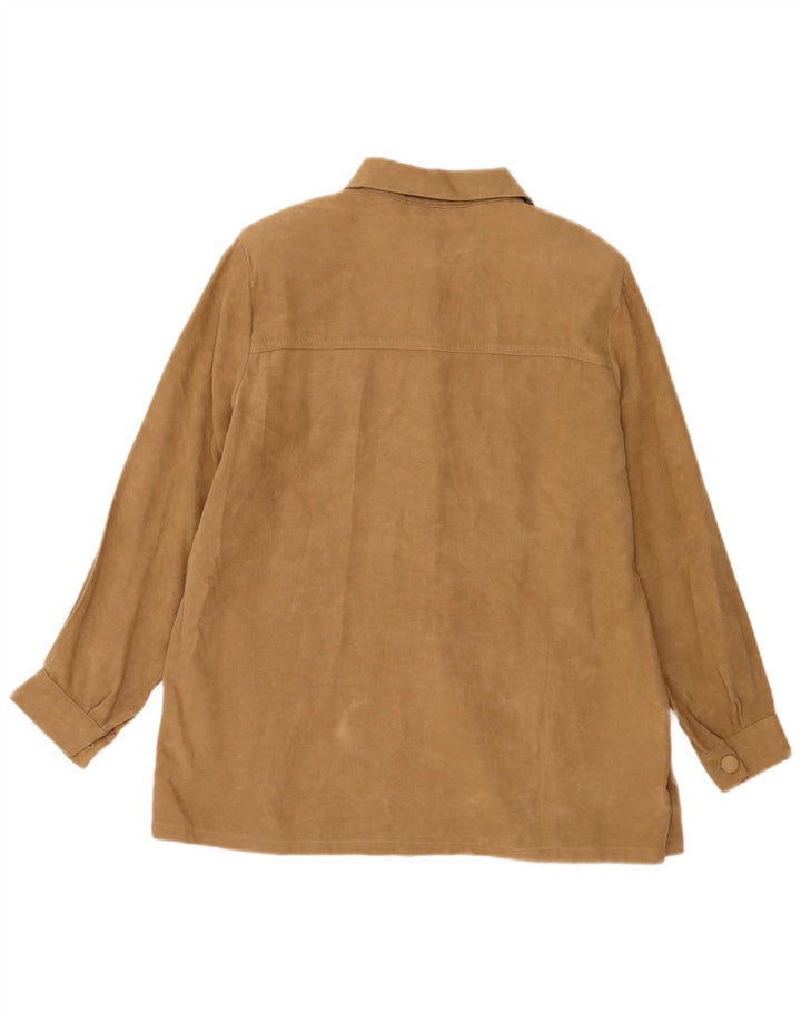 Vintage γυναικείο σακάκι με 5 κουμπιά UK 16 Large Beige