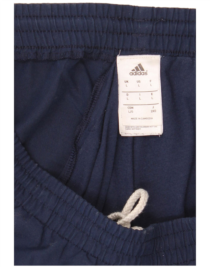 Ανδρική φόρμα Adidas Παντελόνι Joggers Large Navy Blue Polyester