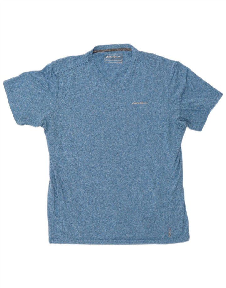 Ανδρικό T-Shirt EDDIE BAUER Τοπ από μεσαίο μπλε πολυεστέρας