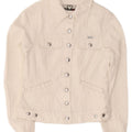 Charro Girls Utility Jacket 10-11 Years Medium White Polyester