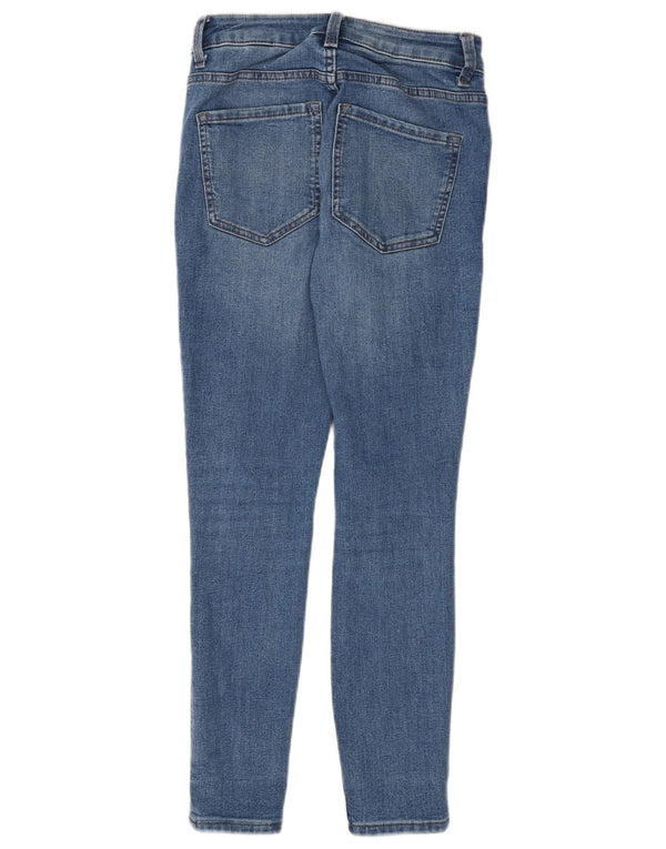 Marks & Spencer Womens The Ivy Skinny Jeans UK 6 XS W25 L25 Blue Cotton
