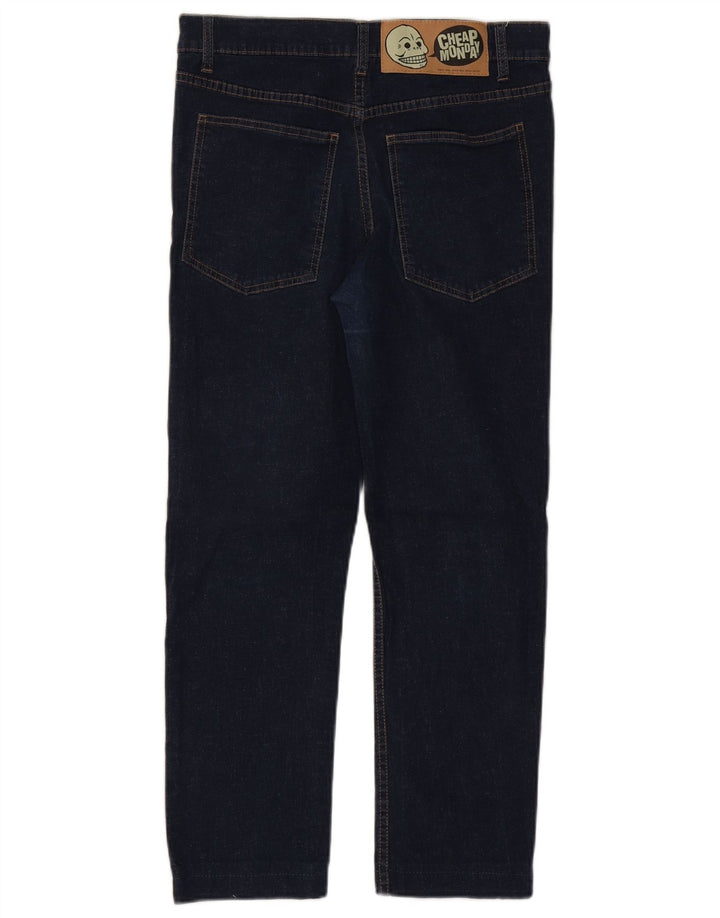 Φθηνό Γυναικείο τζιν ίσιο Δευτέρας W34 L26 Navy Blue Cotton