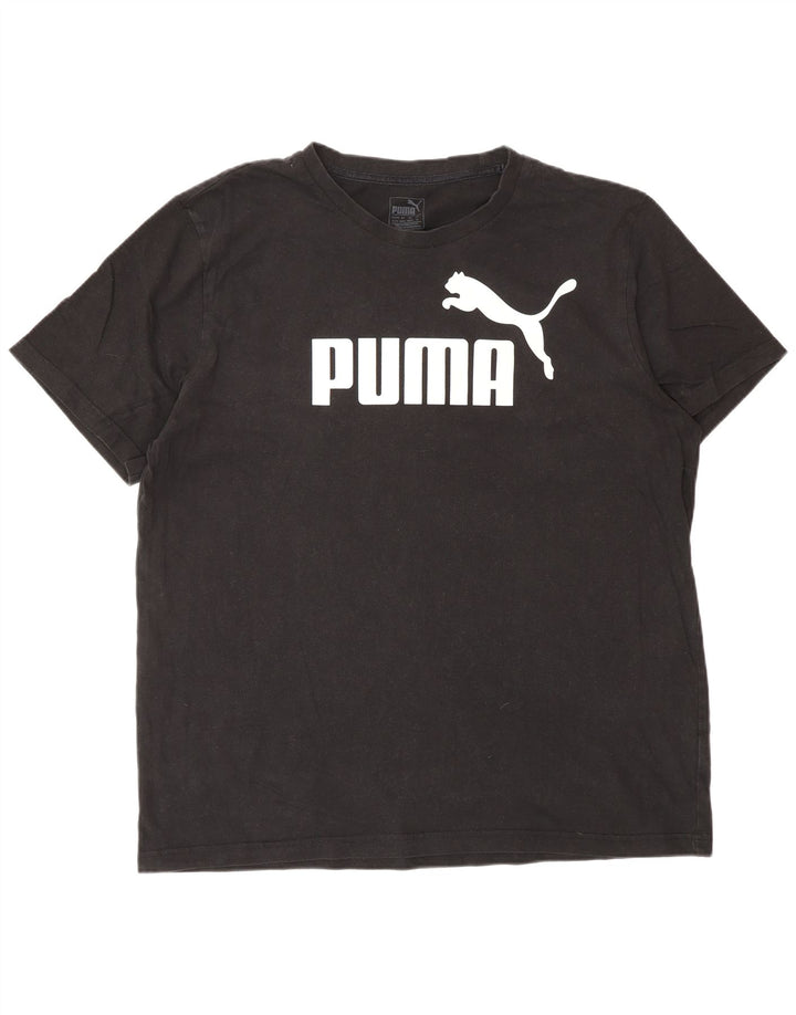Ανδρικό γραφικό T-Shirt PUMA Top XL Μαύρο βαμβακερό