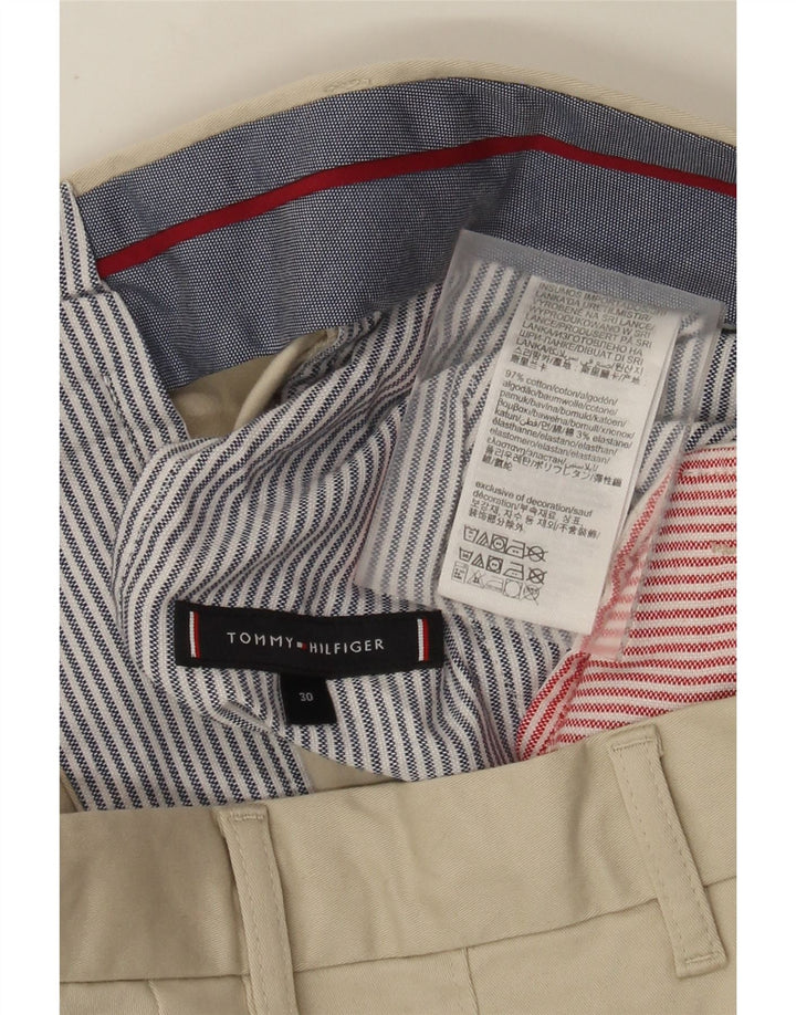 Ανδρικό σορτς Chino Tommy Hilfiger W30 Βαμβακερό μεσαίο μπεζ