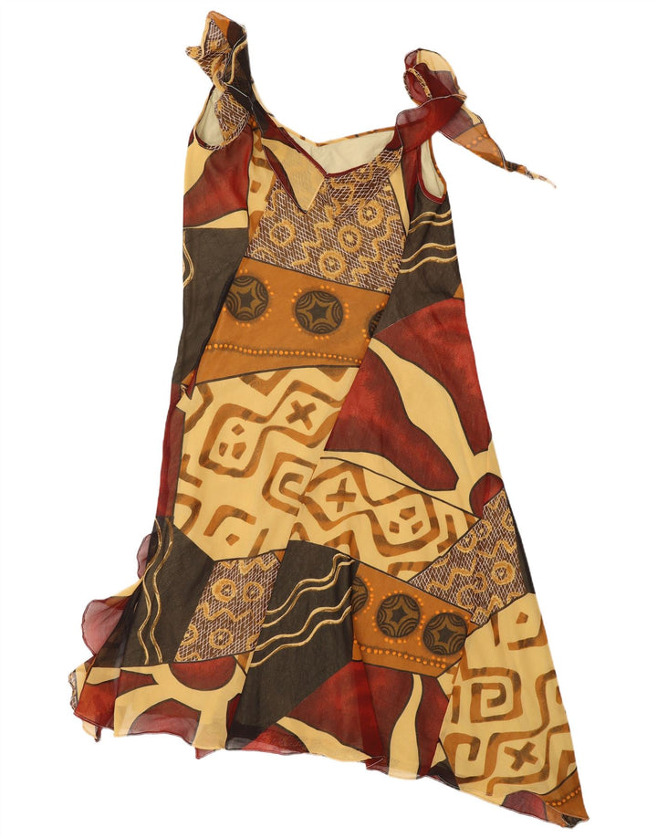 Γυναικείο ασύμμετρο φόρεμα Rene Derhy IT 48 XL Πολύχρωμο Patchwork