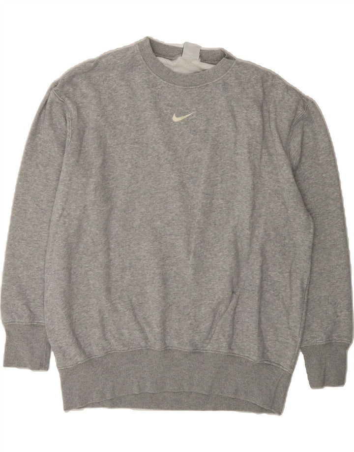 NIKE Mens Sweatshirt Jumper Small Grey Cotton Vintage Nike and Second-Hand Nike from Messina Hembry 