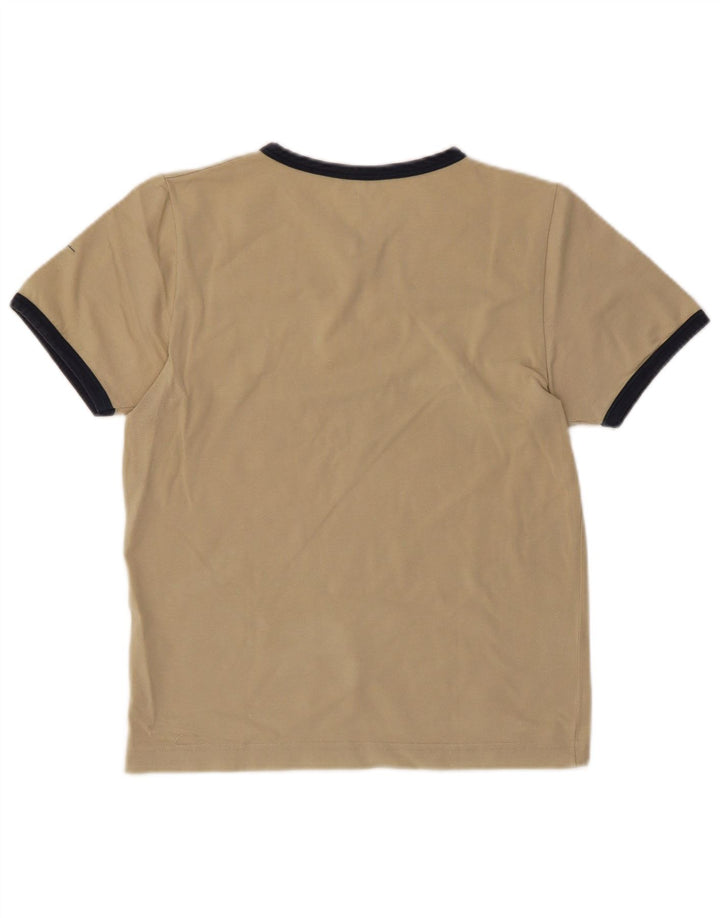 CHAMPION Γυναικείο T-Shirt Top UK 10 Small Beige βαμβακερό