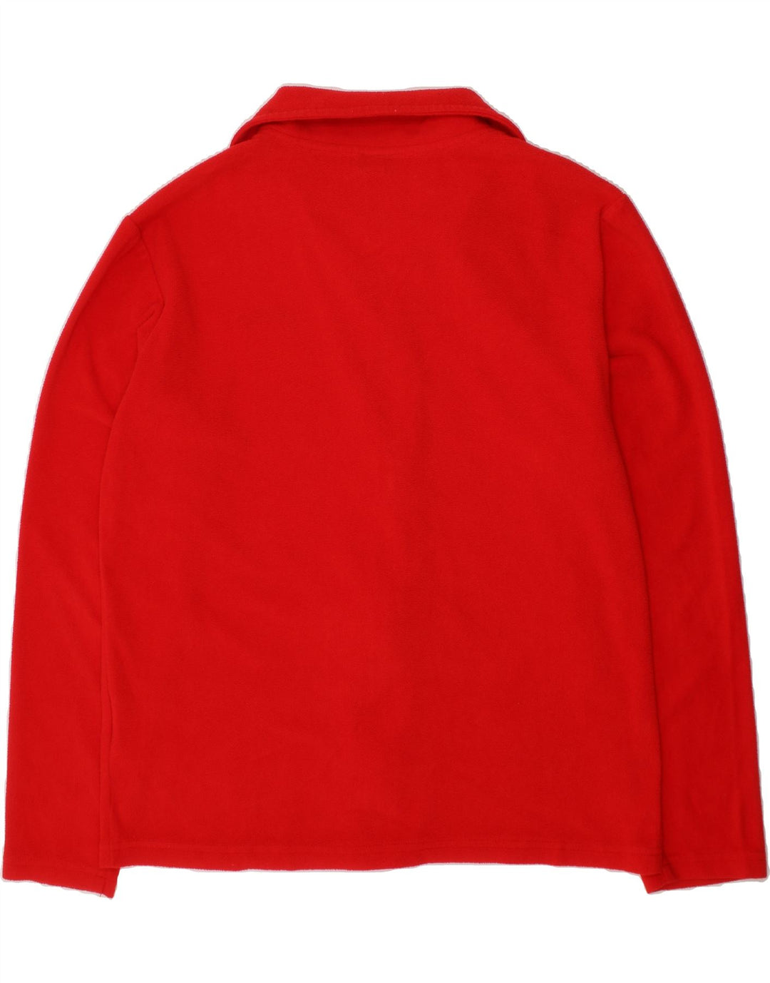 ASICS Girls Fleece Jacket 13-14 Years Red Polyester Vintage Asics and Second-Hand Asics from Messina Hembry 