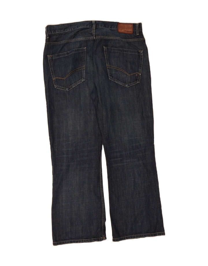 Ανδρικό τζιν μποτάκι TOMMY HILFIGER W38 L30 Navy Blue Cotton