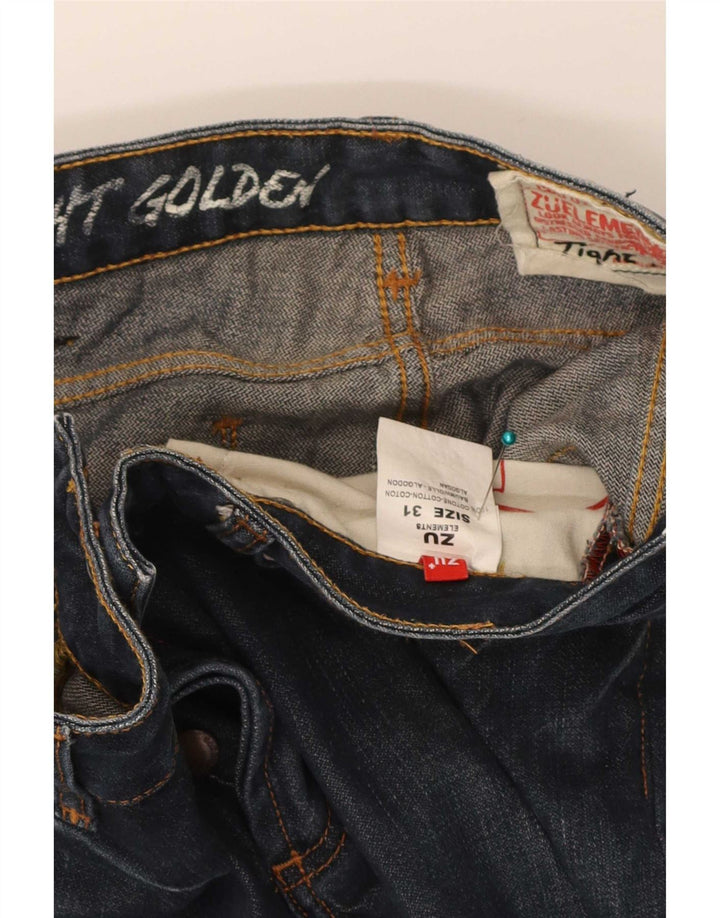 Zu Elements Ανδρικό τζιν ίσιο W31 L31 Navy Blue Cotton