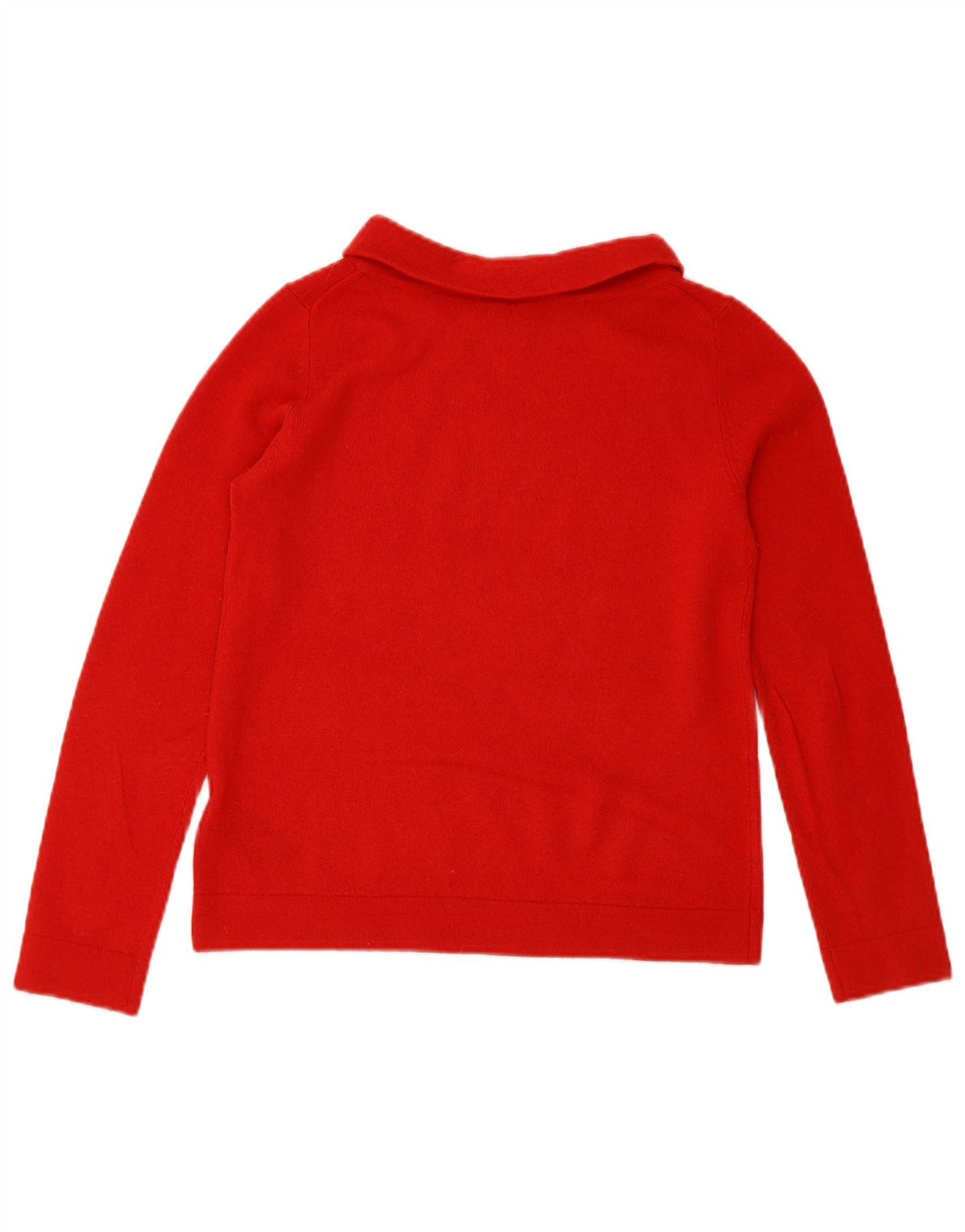 HOBBS Γυναικείο πουλόβερ με ρολό λαιμόκοψη UK 10 Small Red Wool