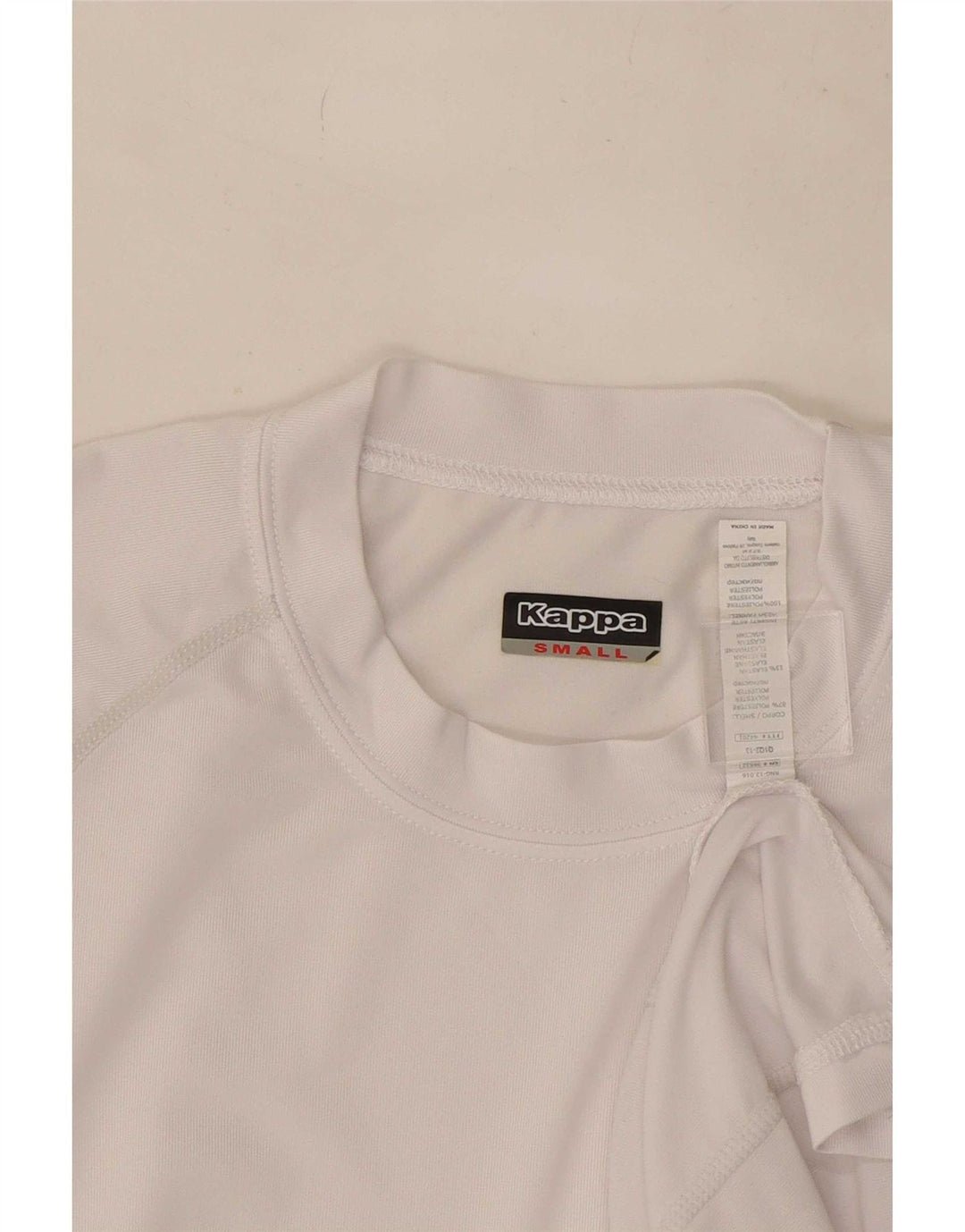 Ανδρικό T-Shirt Kappa Top Small White Polyester