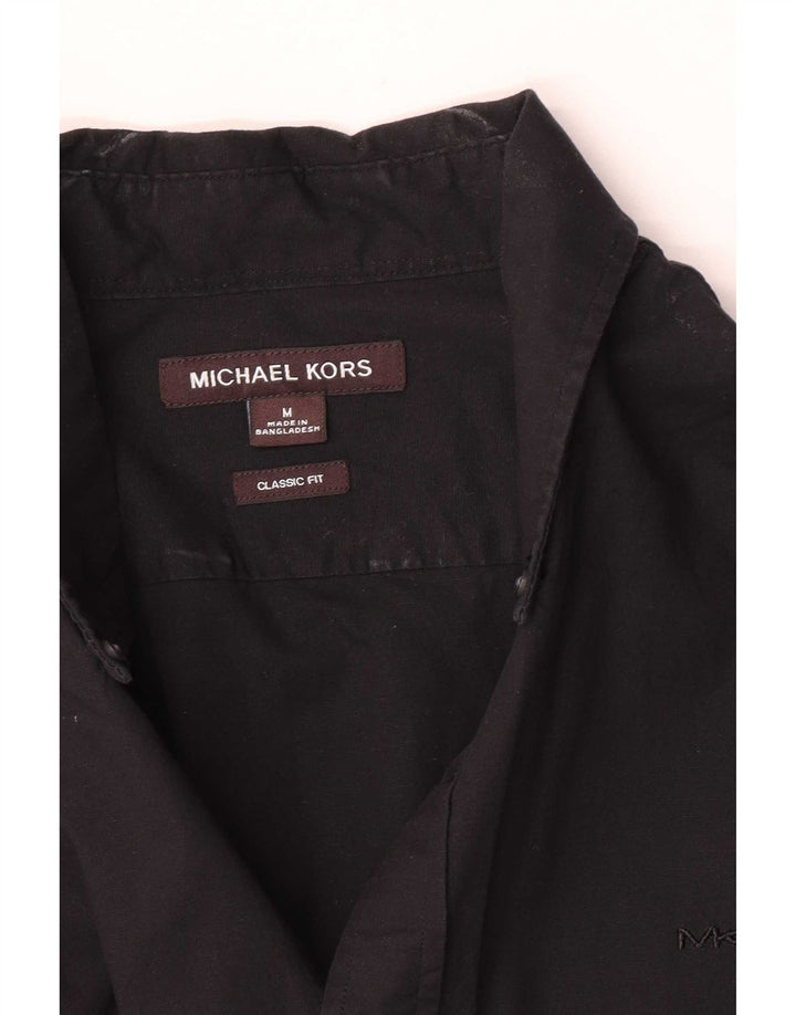 Michael Kors Ανδρικό πουκάμισο Classic Fit Medium Μαύρο