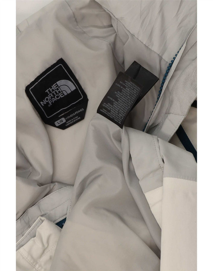 Το γυναικείο τζάκετ North Face Windbreaker UK 16 Large White Colourblock