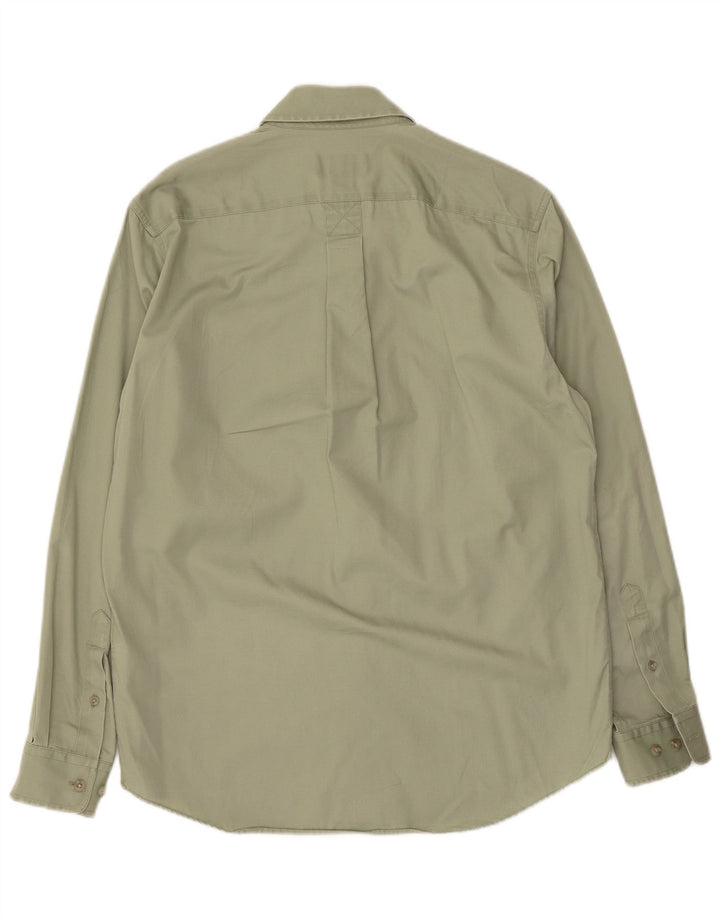 Ανδρικό πουκάμισο Eddie Bauer, μικρό πράσινο βαμβακερό
