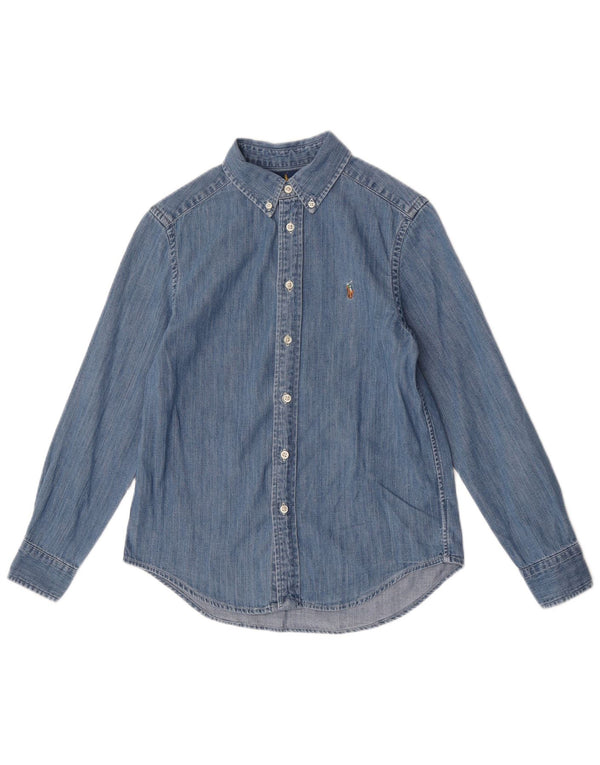 Μπλουζάκι Ralph Lauren Boys Denim 10-11 Years Medium Blue Cotton