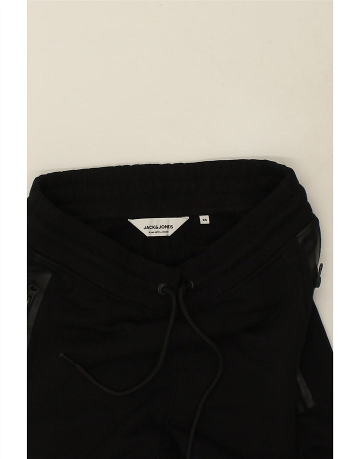 JACK & JONES Womens Tracksuit Trousers Joggers UK 6 XS Black Cotton | Vintage Jack & Jones | Thrift | Second-Hand Jack & Jones | Used Clothing | Messina Hembry 