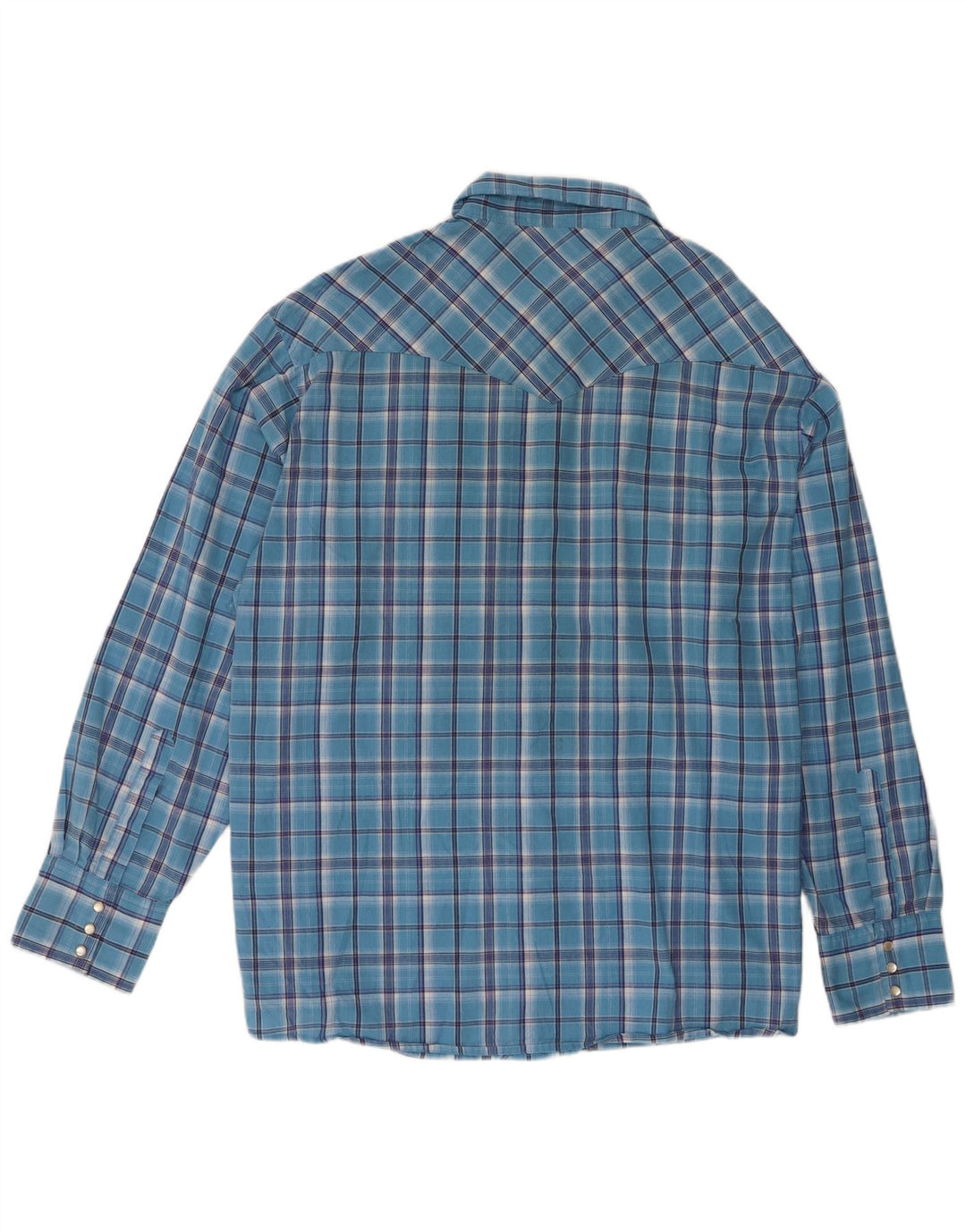 Ανδρικό πουκάμισο Wrangler 2XL Blue Check Cotton