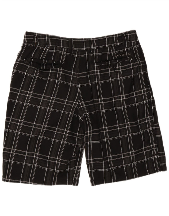 Ανδρικό σορτς Chino O'Neill W34 Large Black Check