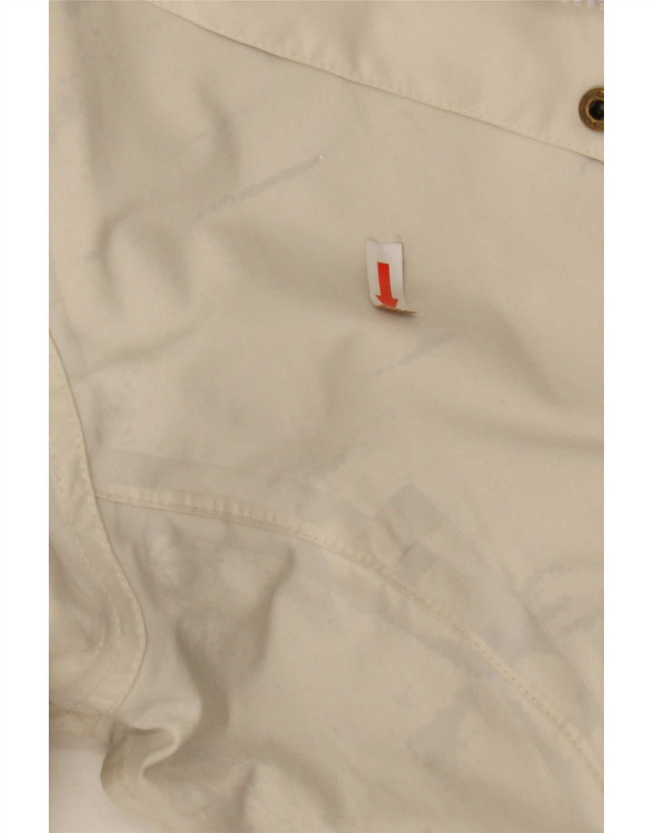 Helly Hansen Γυναικείο μπουφάν βροχής με κουκούλα UK 16 Large Off White Polyester