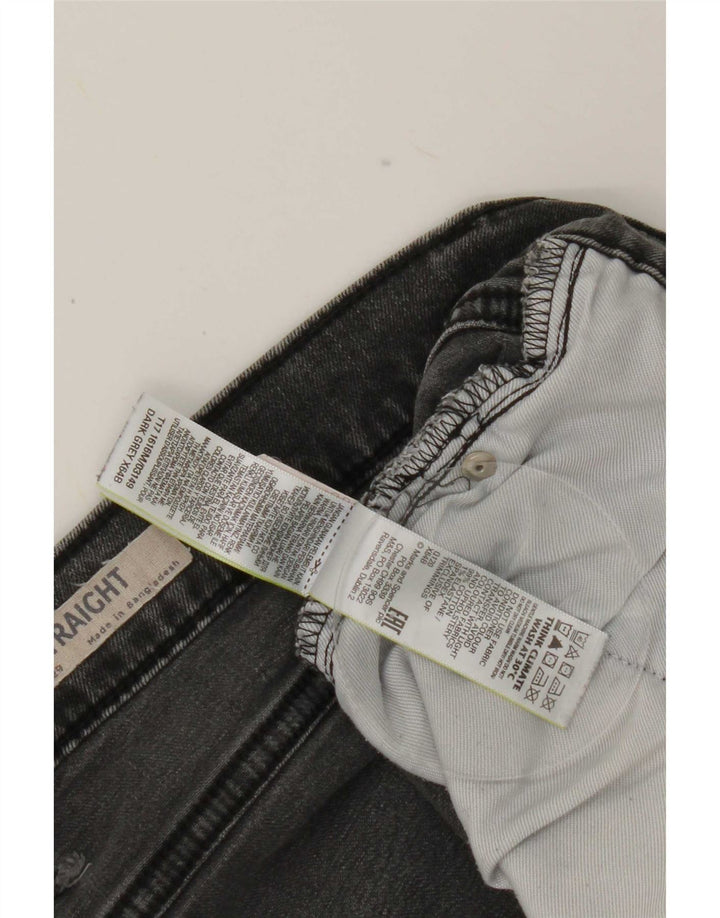 Ανδρικό τζιν ίσιο Marks & Spencer W42 L29 Γκρι βαμβακερό