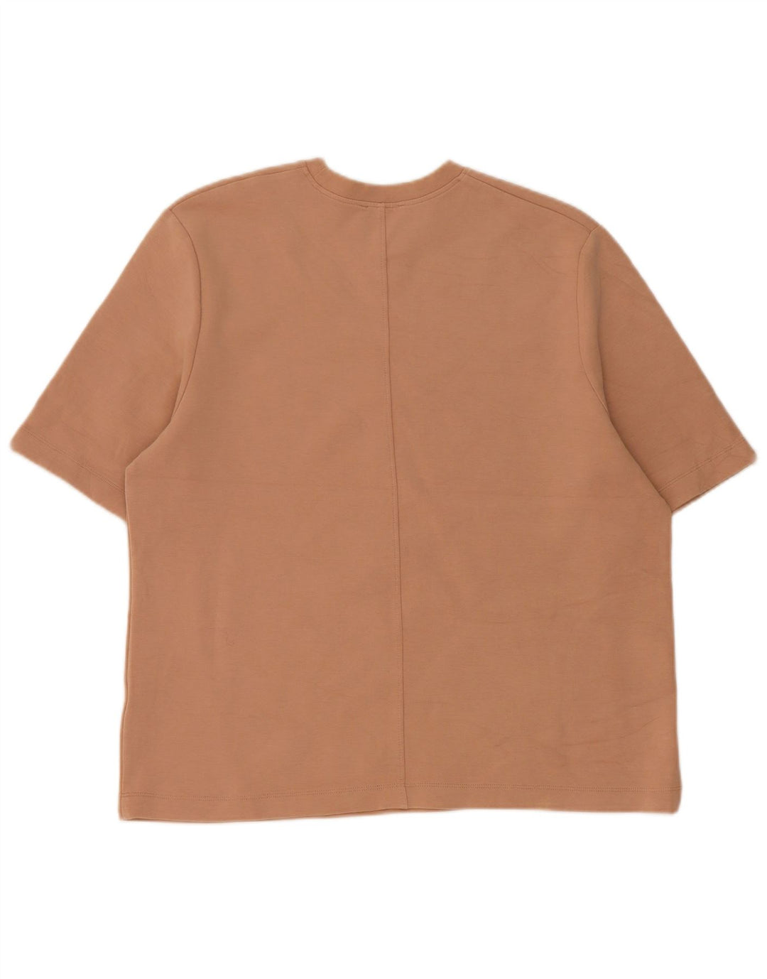 Ανδρικό T-Shirt Zara Τοπ μεσαίο μπεζ βαμβακερό